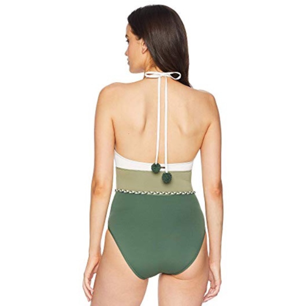 Vince Camuto Sun Block Color Blocked One-Piece - Picture 5 of 9